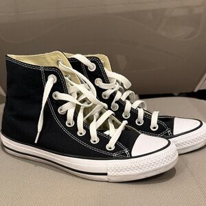 Converse Black Canvas High-Top Sneakers